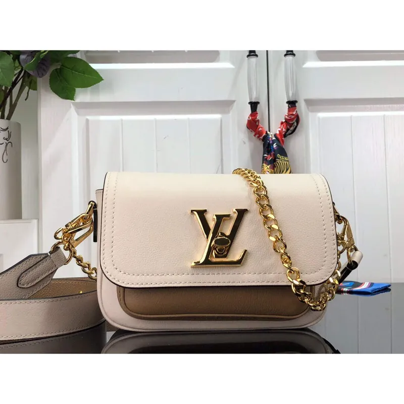 LV M59733 Louis Vuitton Lockme Tender Quartz White