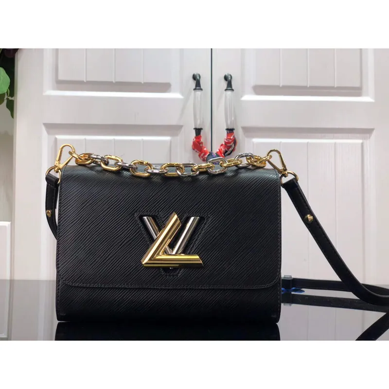LV M59411 Louis Vuitton Twist MM Black