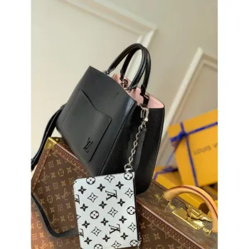 LV M59954 Louis Vuitton Marelle Tote MM Black