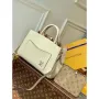 LV M59953 Louis Vuitton Marelle Tote MM Quartz White