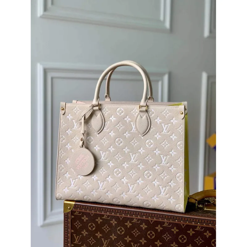 LV M46128 Louis Vuitton Onthego MM Tote Bag