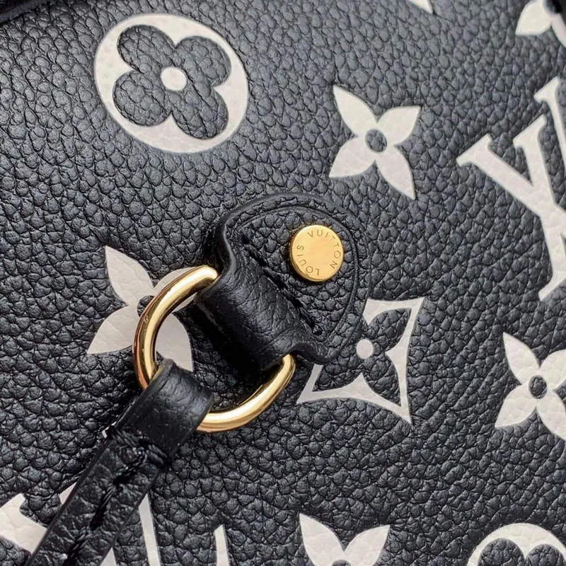 LV M46103 Louis Vuitton Neverfull MM Tote Bag M46102