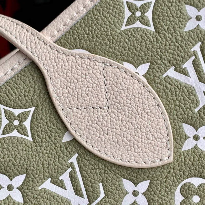 LV M46102 Louis Vuitton Neverfull MM Tote Bag M46103