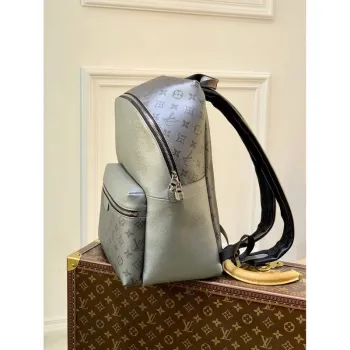 LV M30835 Louis Vuitton Discovery Backpack PM Silver