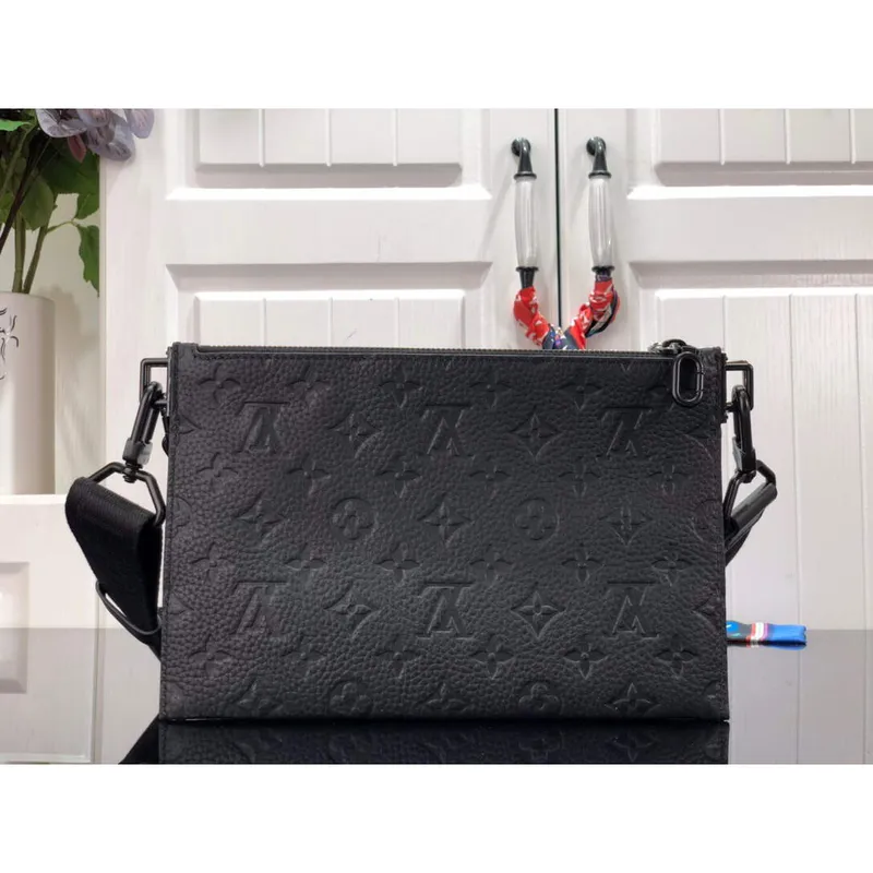 LV M59681 Louis Vuitton In The Loop Trio Pouch Silver