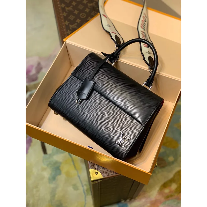 LV M59134 Louis Vuitton Cluny BB Handbag Black