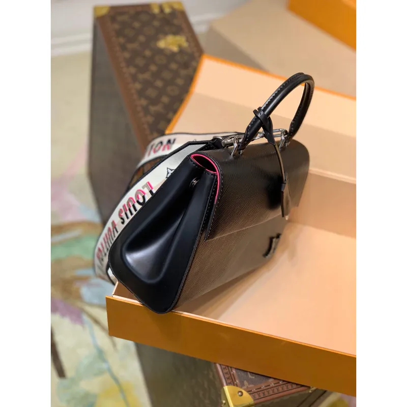 LV M59134 Louis Vuitton Cluny BB Handbag Black