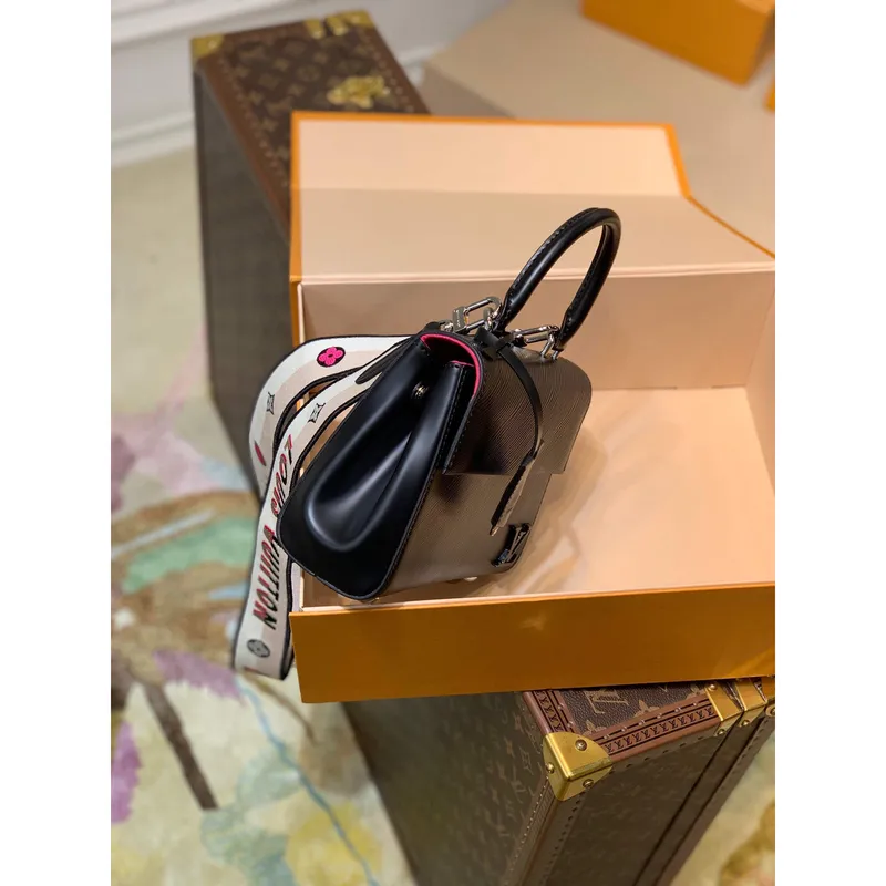 LV M58925 Louis Vuitton Cluny Mini Handbag Black