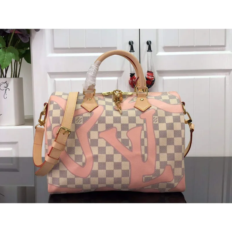 LV N41052 Louis Vuitton Speedy Bandoulière 30 Damier Azur