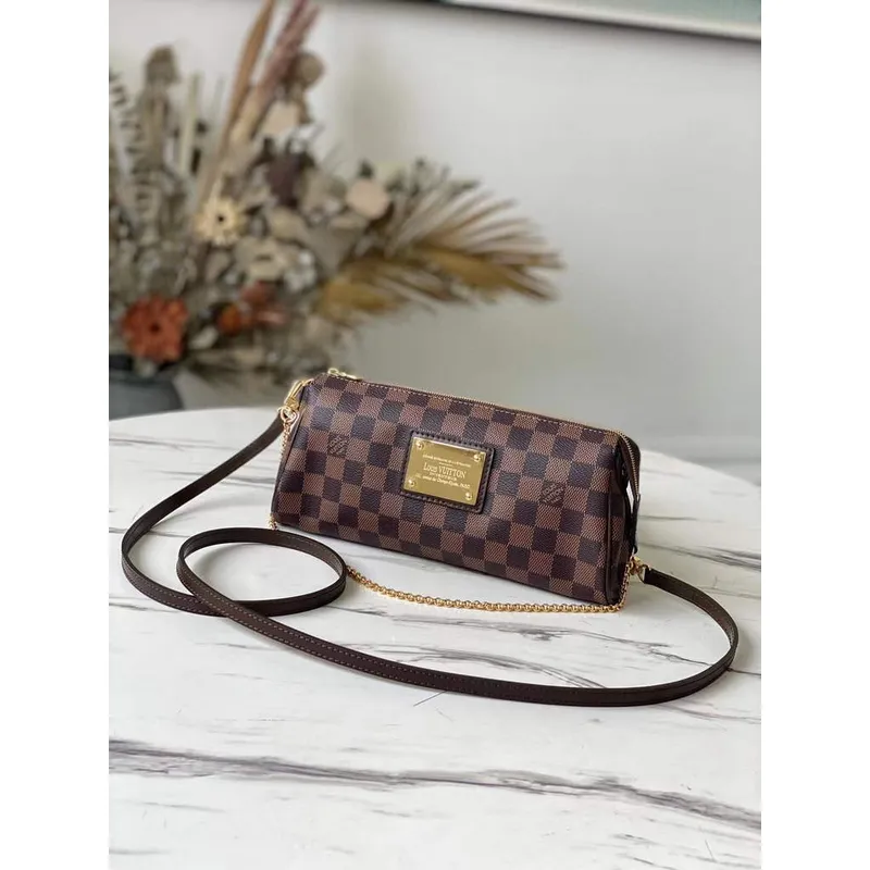 LV N55213 Louis Vuitton M95567  EVA Shoulder Bag N55214 Damier Ebene Canvas