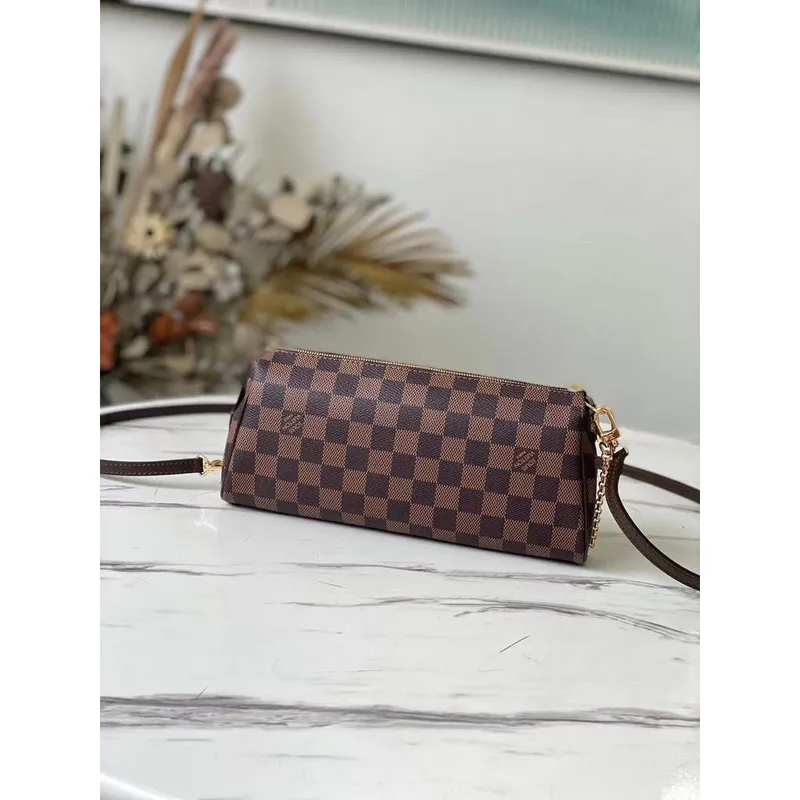 LV N55213 Louis Vuitton M95567  EVA Shoulder Bag N55214 Damier Ebene Canvas