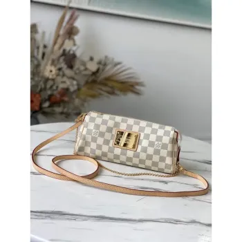 LV N55214 Louis Vuitton M95567  EVA Shoulder Bag N55213 Damier Azur Canvas