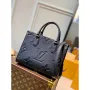LV M45653 Louis Vuitton Onthego Pm Bag M45779 leather Black