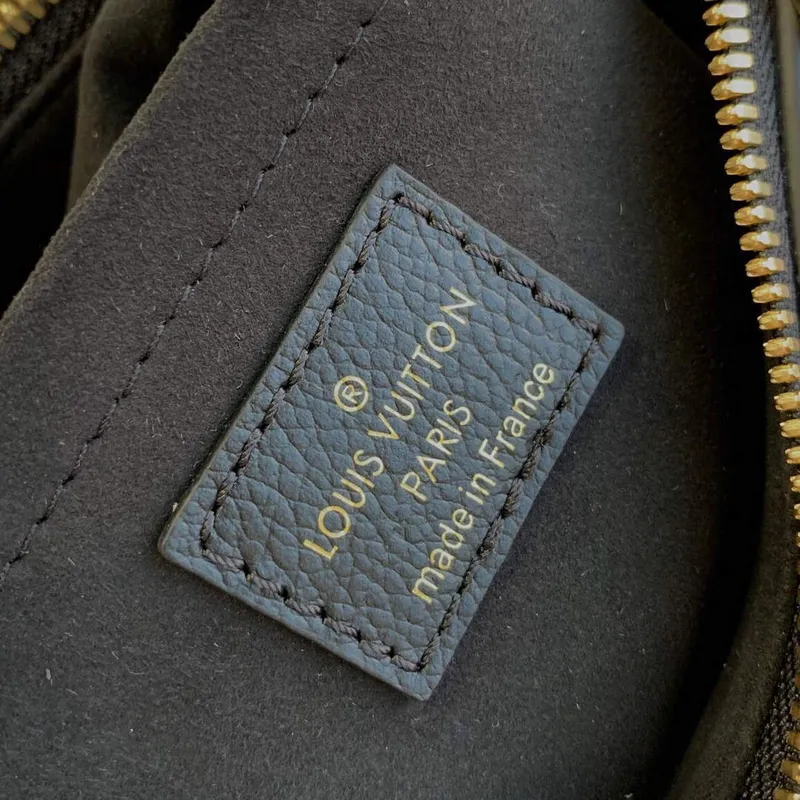 LV M46002 Louis Vuitton Bagatelle Mini Hobo Handbag Black