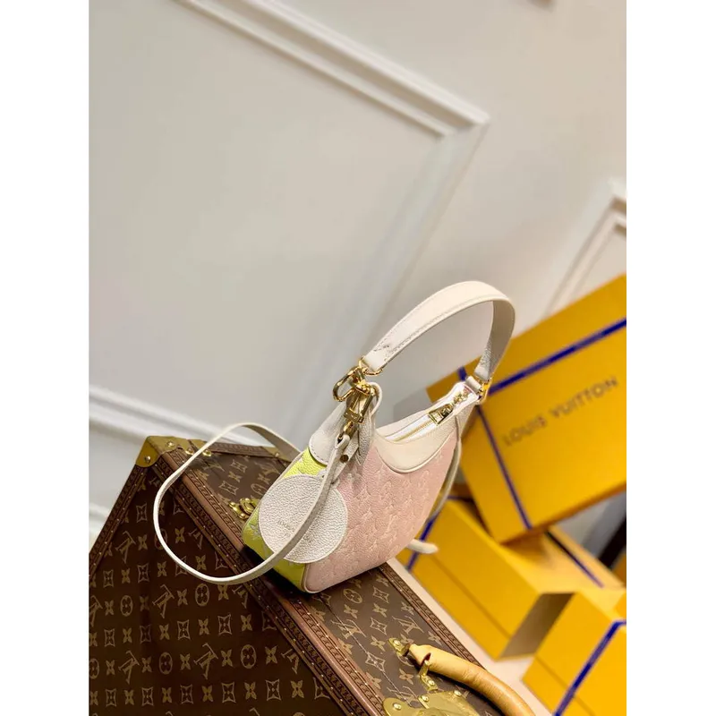 LV M46113 Louis Vuitton Bagatelle BB Bag M46091 Pink