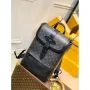 LV M45913 Louis Vuitton Saumur Backpack Black