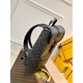 LV M45913 Louis Vuitton Saumur Backpack Black