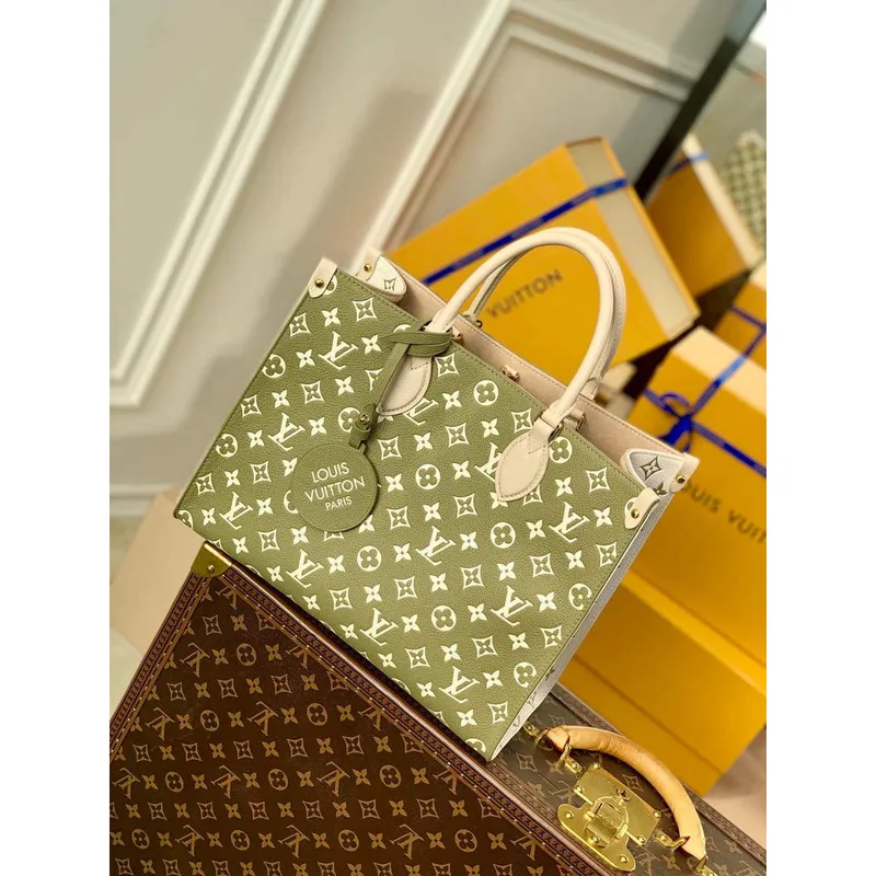 LV M46060 Louis Vuitton Onthego MM Bag M46128