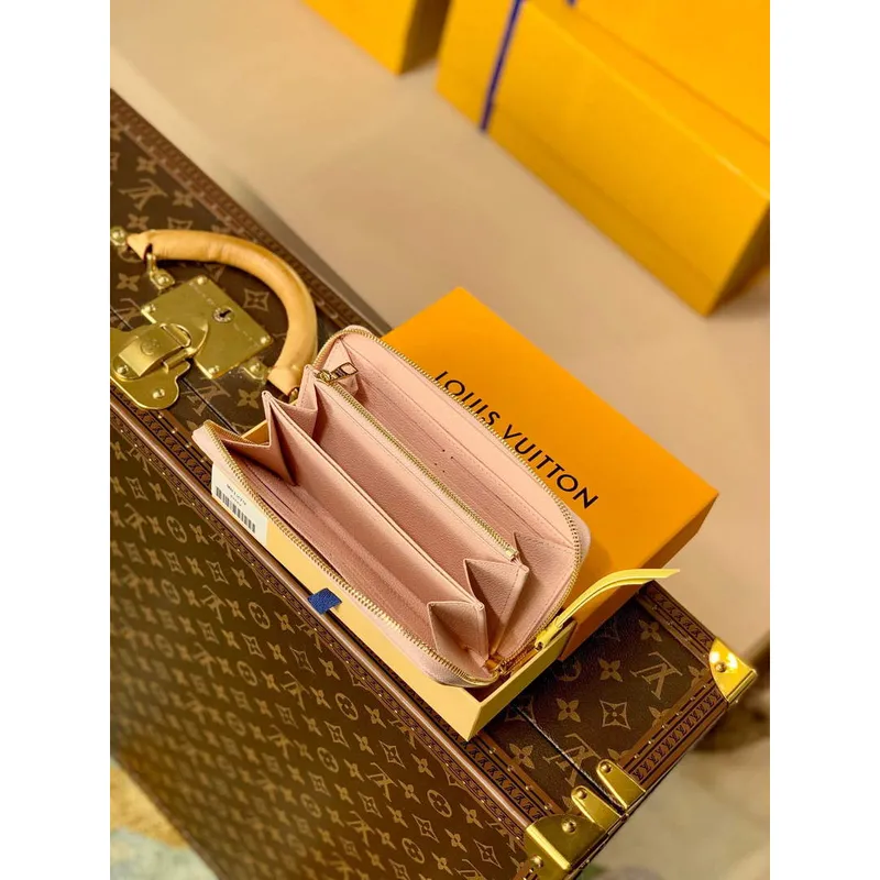 LV M81279 Louis Vuitton Zippy Wallet M81280 Pink