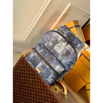 LV N50060 Louis Vuitton Discovery Backpack Ocean Blue