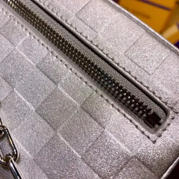 LV M59726 Louis Vuitton Mini Soft Trunk Silver