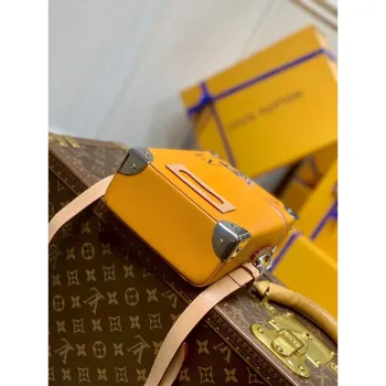 LV M59666 Louis Vuitton Vertical Box Trunk yellow