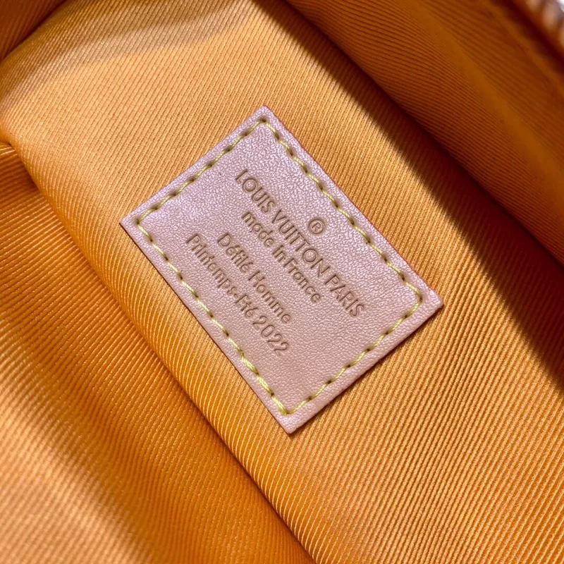 LV M59666 Louis Vuitton Vertical Box Trunk yellow