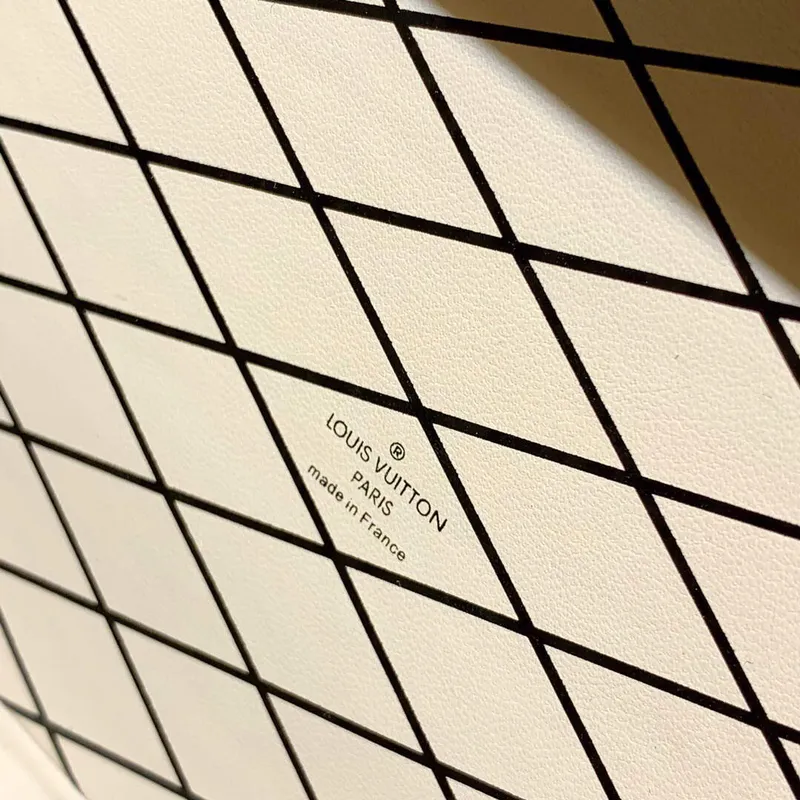 LV M59717 Louis Vuitton Petite Malle Denim Bag Blue