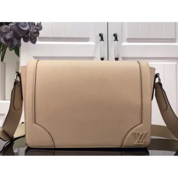 LV M30813 Louis Vuitton New Flap Messenger Beige