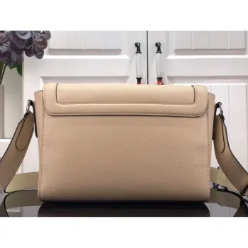 LV M30813 Louis Vuitton New Flap Messenger Beige