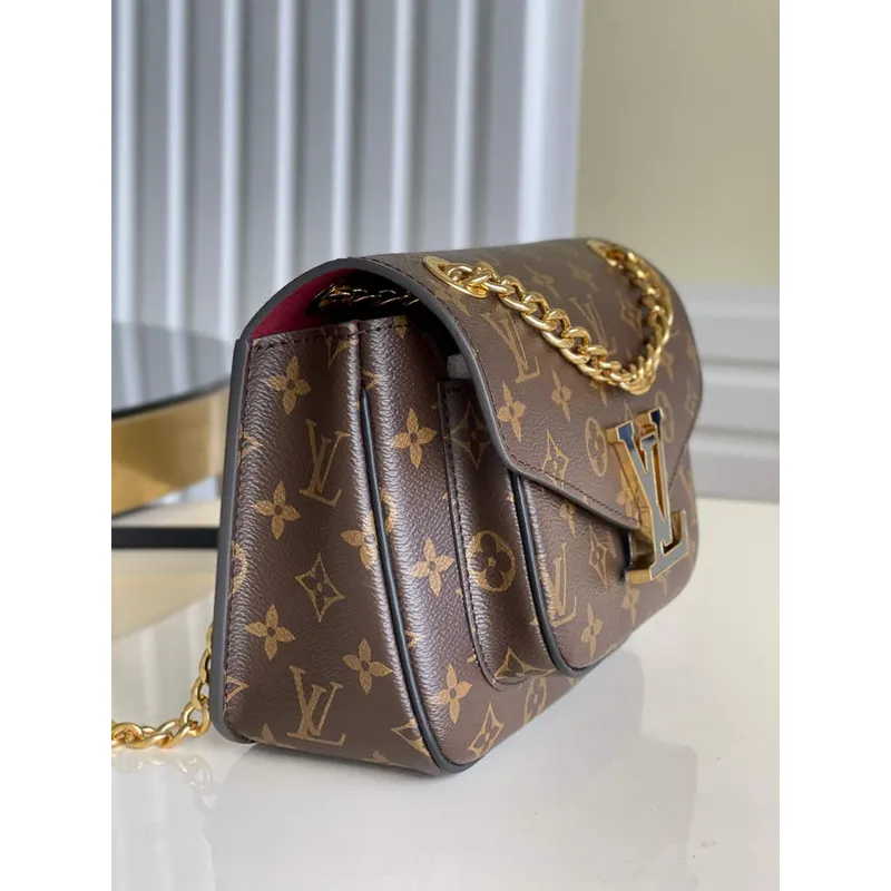 Louis Vuitton M45592 Passy Monogram LV M57888 in Brown