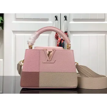 LV M59268 Louis Vuitton Capucines Mini Handbag M59269 Rose