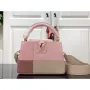 LV M59268 Louis Vuitton Capucines Mini Handbag M59269 Rose