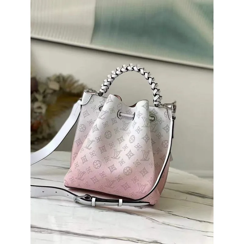 LV M58483 Louis Vuitton M58788 Muria M57853 Mahina Leather Pink