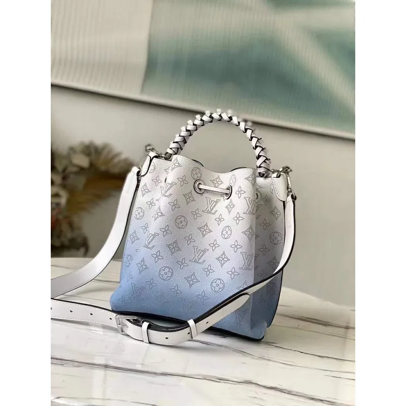LV M57853 Louis Vuitton M58788 Muria Mahina M58483 Leather Blue