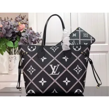 Louis Vuitton M46040 LV M46039 Neverfull MM black