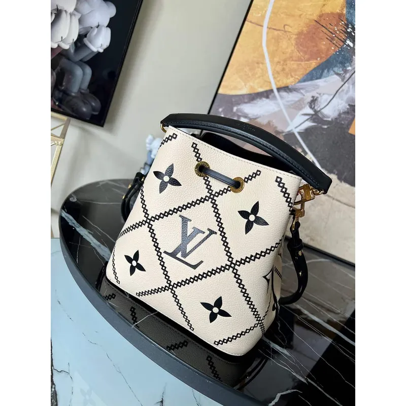 Louis Vuitton M46023 LV M46029 NéoNoé MM Monogram Beige
