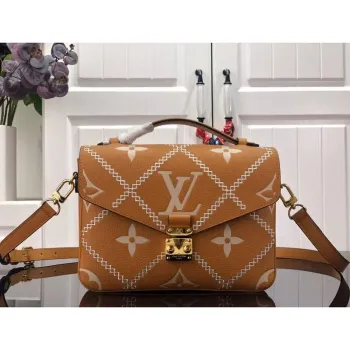 Louis Vuitton M46018 LV M46028 Pochette Metis Monogram Arizona Brown