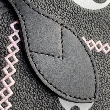 LV M46040 Louis Vuitton Neverfull MM Tote Monogram Bag M46039 Black