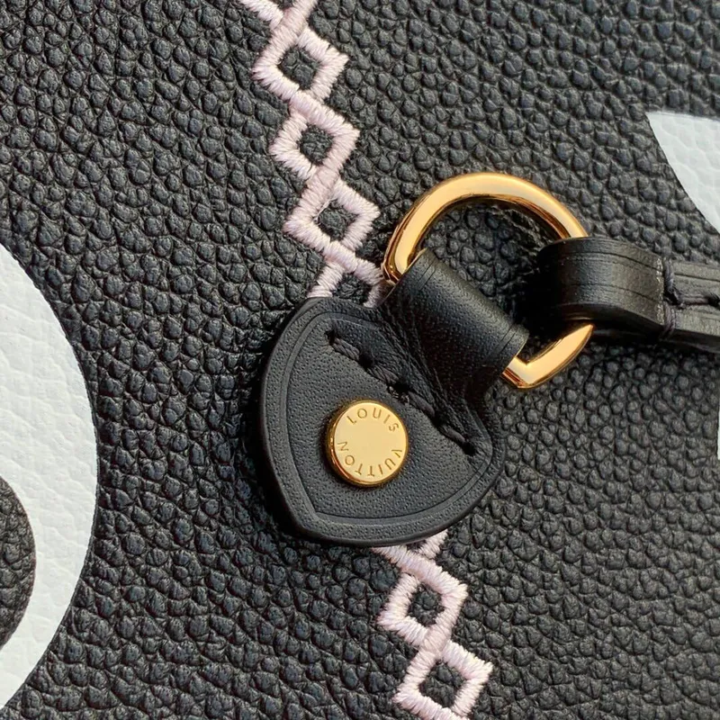 LV M46040 Louis Vuitton Neverfull MM Tote Monogram Bag M46039 Black