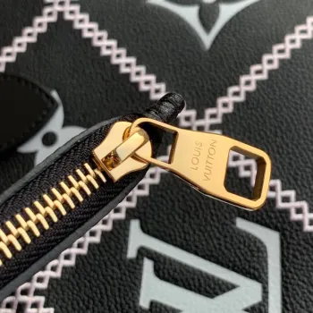 LV M46040 Louis Vuitton Neverfull MM Tote Monogram Bag M46039 Black