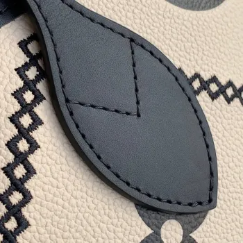LV M46039 Louis Vuitton Neverfull MM Tote Monogram Bag M46040 Crème Beige