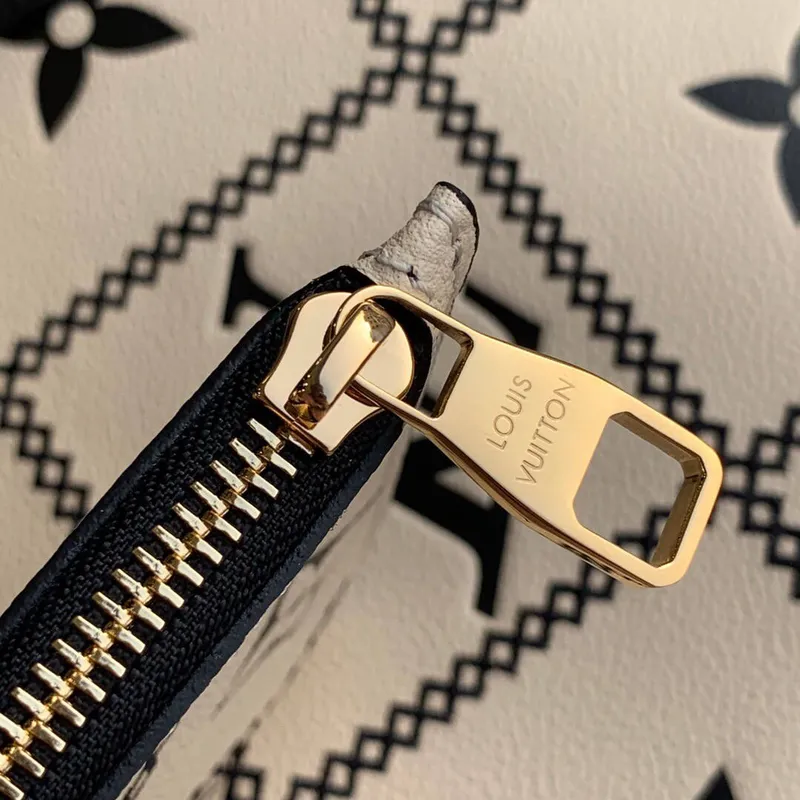 LV M46039 Louis Vuitton Neverfull MM Tote Monogram Bag M46040 Crème Beige