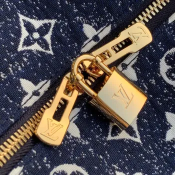 LV M59609 Louis Vuitton Speedy Bandouliere 25 Denim Leather Bag