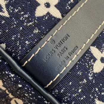 LV M59609 Louis Vuitton Speedy Bandouliere 25 Denim Leather Bag