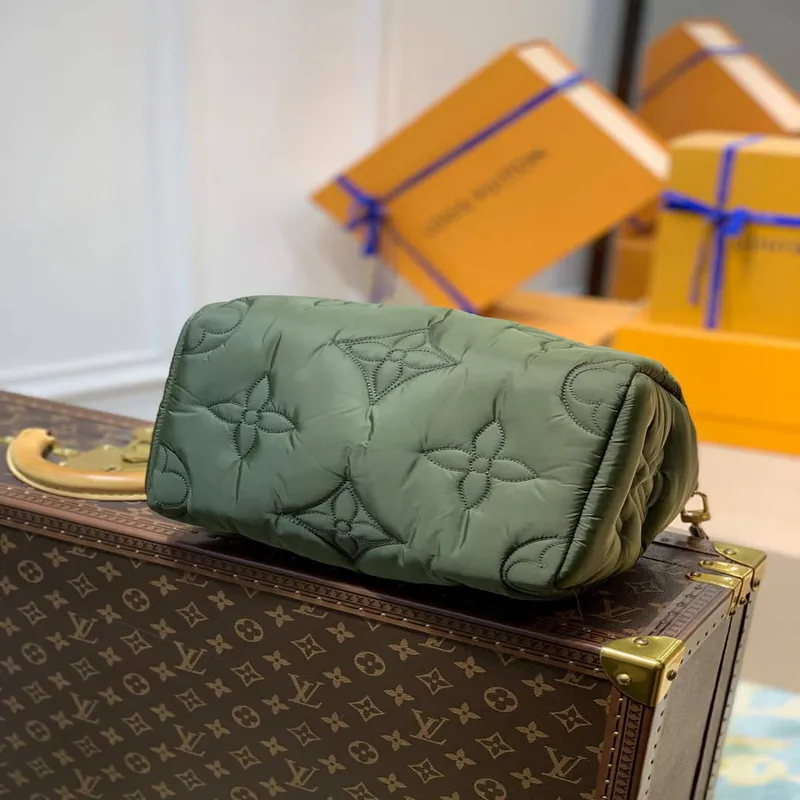 LV M59009 Louis Vuitton Speedy Bandouliere 25 Bag M59008 Khaki Green