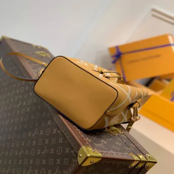 LV M46023 Louis Vuitton NéONOé BB Bucket Bag Brown