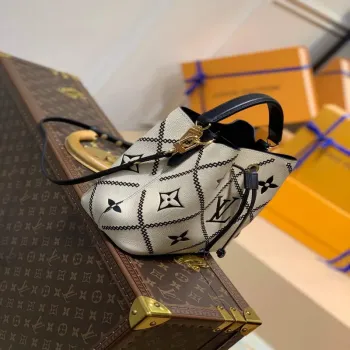 LV M46023 Louis Vuitton NéONOé BB Bucket Bag Beige