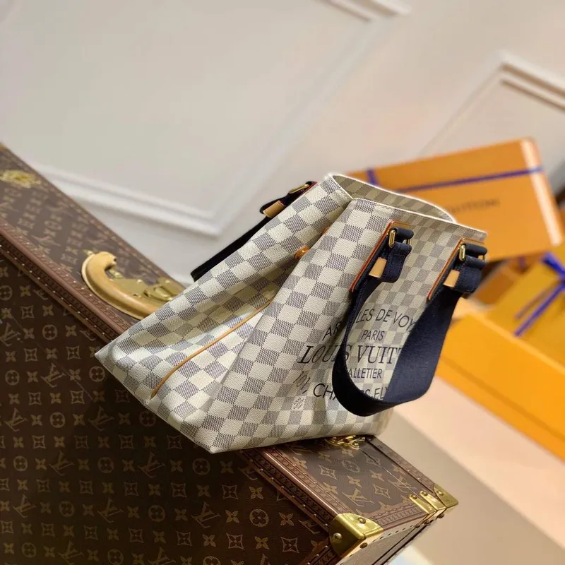 LV N41179 Louis Vuitton Cabas PM Plan Soleil Shoulder Tote Bag