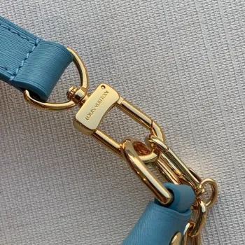 LV M81094 Louis Vuitton Loop Bag Ecru / Blue